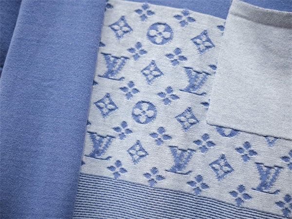 半袖ニットTシャツ Louis Vuitton パッチワークモノグラム ルイヴィトン コピー 胸ポケット付き クルーネック