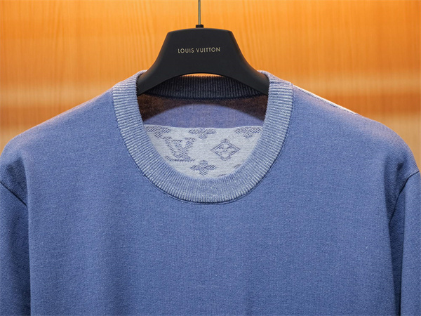 半袖ニットTシャツ Louis Vuitton パッチワークモノグラム ルイヴィトン コピー 胸ポケット付き クルーネック