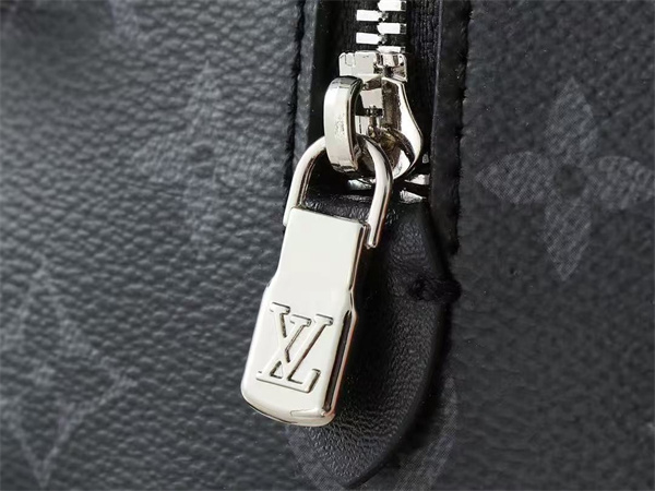 ブラック モノグラムバッグ Louis Vuitton LV総柄 ルイヴィトン コピー レザー調 ウエストバッグ風 ファスナー付き