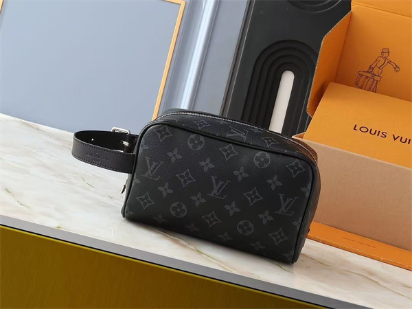 ブラック モノグラムバッグ Louis Vuitton LV総柄 ルイヴィトン コピー レザー調 ウエストバッグ風 ファスナー付き