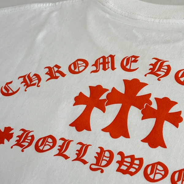 CHROME HEARTS クロムハーツ 2026新作 メンズ 半袖Tシャツ ポケットデザイン ロゴプリント クルーネック オーバーサイズ