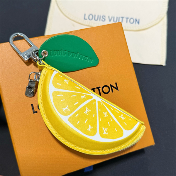 ☆2026最新☆Louis Vuitton  LEMON ☆ルイヴィトンバッグチャームスーパーコピーキーホルダーイヤホンや小銭入れ