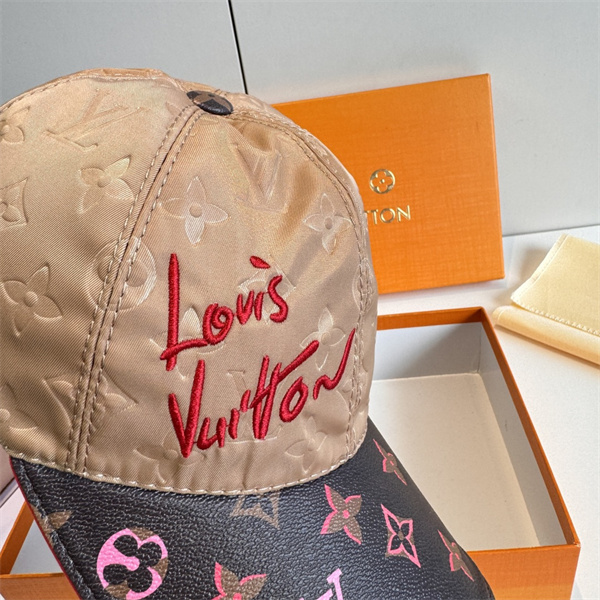 ルイヴィトンキャップコピー LOUIS VUITTON  ベースボールキャップ サイズ調整可 あごひも付き 紫外線対策