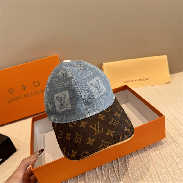 ☆お洒落2026ルイヴィトン LOUIS VUITTON  キャップコピー ダックビル つば広め 日よけ アウトドア ハイキング