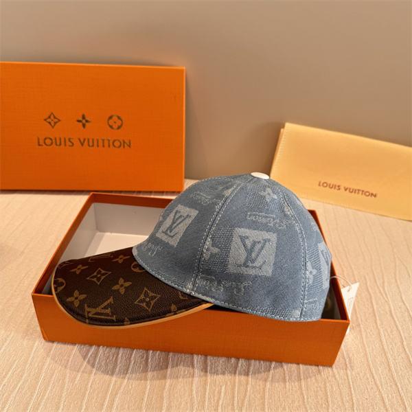 ☆お洒落2026ルイヴィトン LOUIS VUITTON  キャップコピー ダックビル つば広め 日よけ アウトドア ハイキング