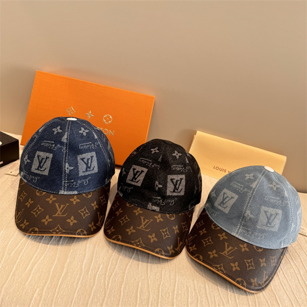 ☆お洒落2026ルイヴィトン LOUIS VUITTON  キャップコピー ダックビル つば広め 日よけ アウトドア ハイキング