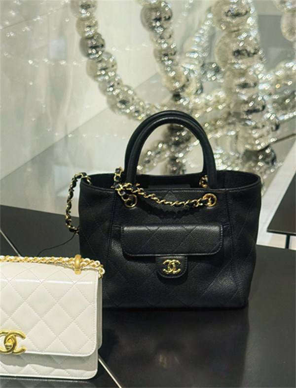 ブラック マトラッセバッグ CHANEL チェーンショルダー シャネル コピー ココマーク トップハンドル 2WAYハンドバッグ