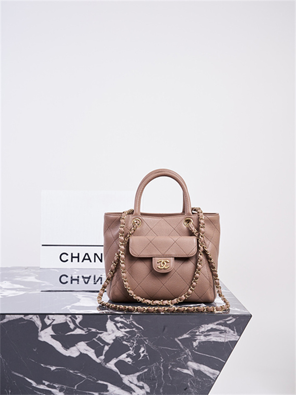  ベージュピンク ハンドバッグ CHANEL マトラッセ調 シャネル コピー ココマーク金具 チェーンショルダー 2WAYバッグ