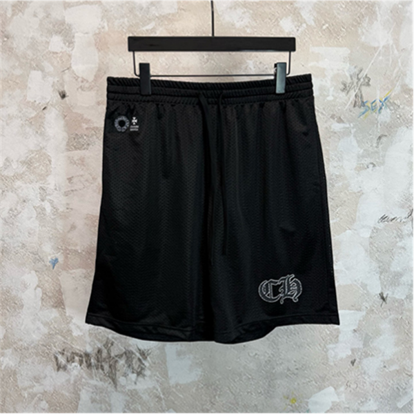  ブラック 半袖Tシャツ Chrome Hearts クロムハーツ コピー グリーンサークルバックプリント クロスモチーフ クルーネック ストリートトップス