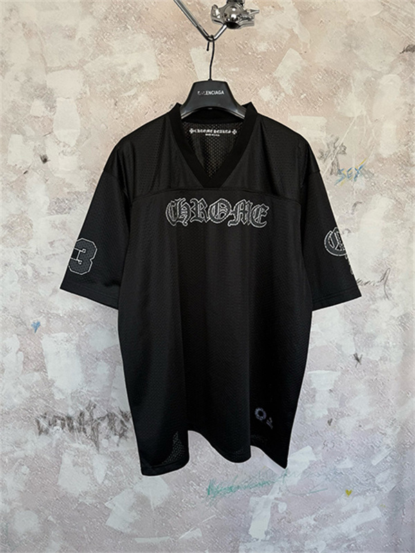 ブラック メッシュゲームシャツ Chrome Hearts クロムハーツ コピー