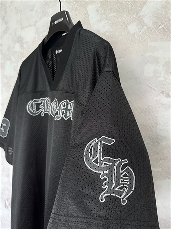 ブラック メッシュゲームシャツ Chrome Hearts クロムハーツ コピー