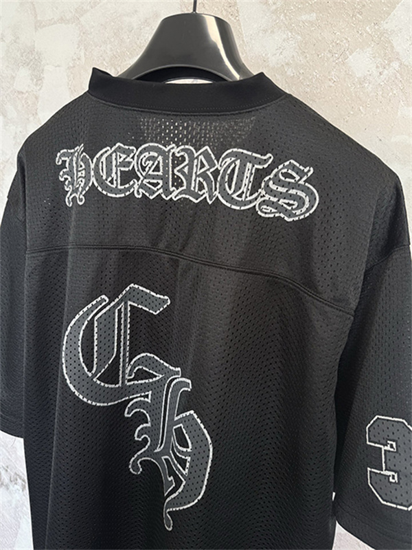 ブラック メッシュゲームシャツ Chrome Hearts クロムハーツ コピー