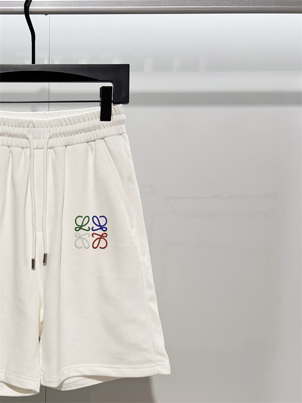 LOEWEロエベショットパンツコピーシンプルデザイン カラーバリエーション アルファベット刺繍ロゴ 男女兼用