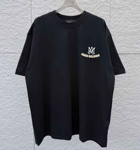 肌触り超快適2026上品アミりTシャツコピー AMIRI 新作 クルーネック ユニセックス　