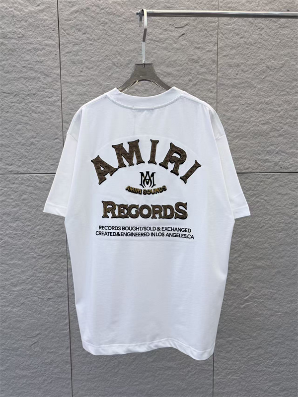 肌触り超快適2026上品アミりTシャツコピー AMIRI 新作 クルーネック ユニセックス　