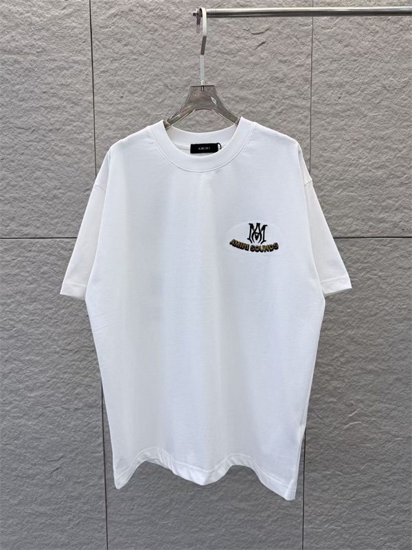 肌触り超快適2026上品アミりTシャツコピー AMIRI 新作 クルーネック ユニセックス　