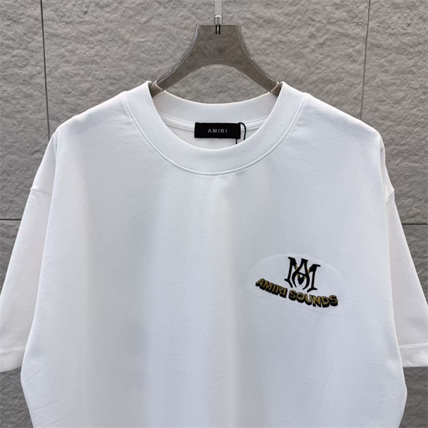 肌触り超快適2026上品アミりTシャツコピー AMIRI 新作 クルーネック ユニセックス　