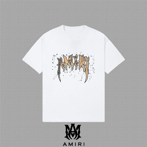 アミりTシャツコピー AMIRI  2026SS 新登場 個性的上質なアイテム 丸首半袖Tシャツ 