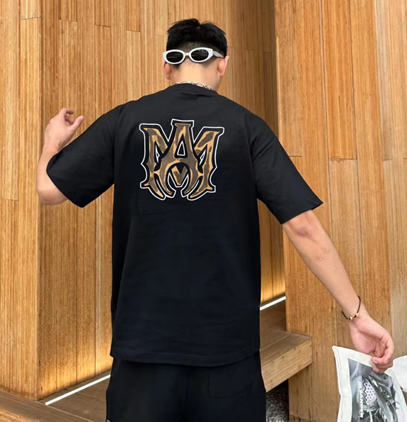 アミりTシャツコピー AMIRI  2026SS 新登場 個性的上質なアイテム 丸首半袖Tシャツ 