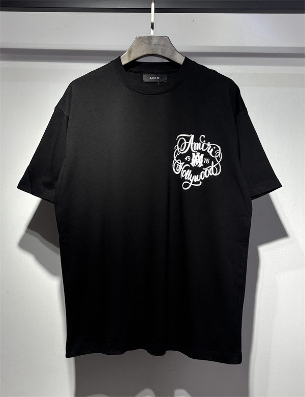 黑色 白色  アミりAMIRI Tシャツコピー 2026年トレンド春夏コレクション着心地