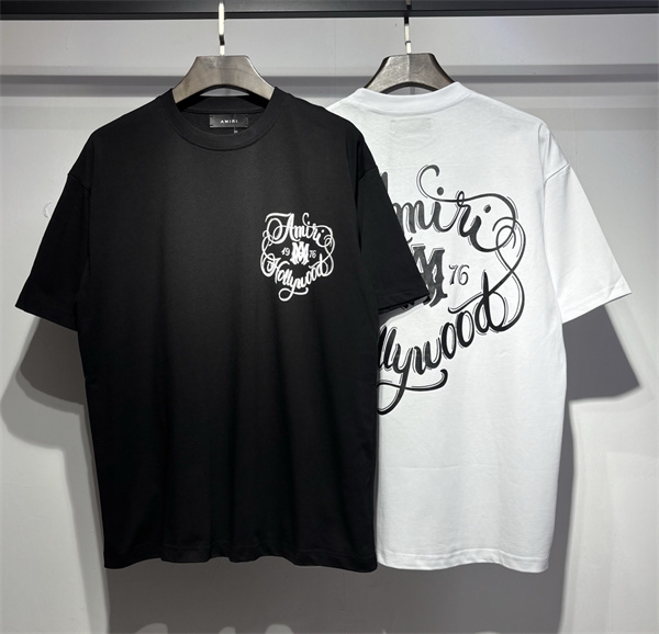 黑色 白色  アミりAMIRI Tシャツコピー 2026年トレンド春夏コレクション着心地