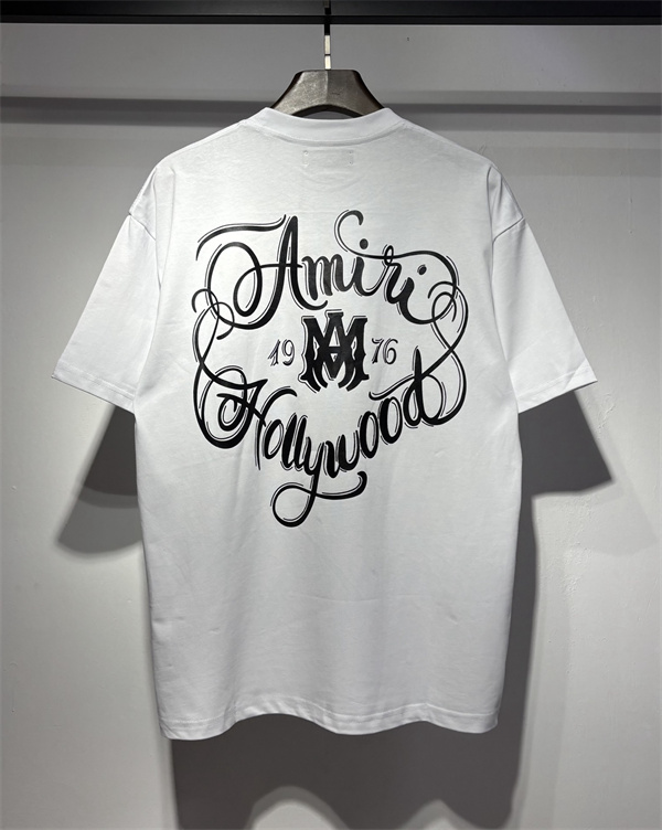 黑色 白色  アミりAMIRI Tシャツコピー 2026年トレンド春夏コレクション着心地