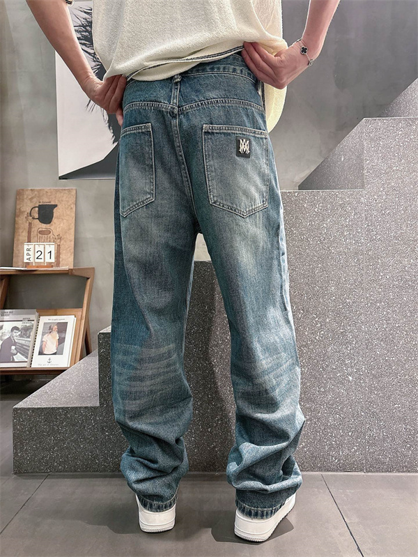 アミりデニムパンツコピーAMIRI 2026SS 新作 メンズワイド 心地よい伸縮性のある素材 上品でエレガント