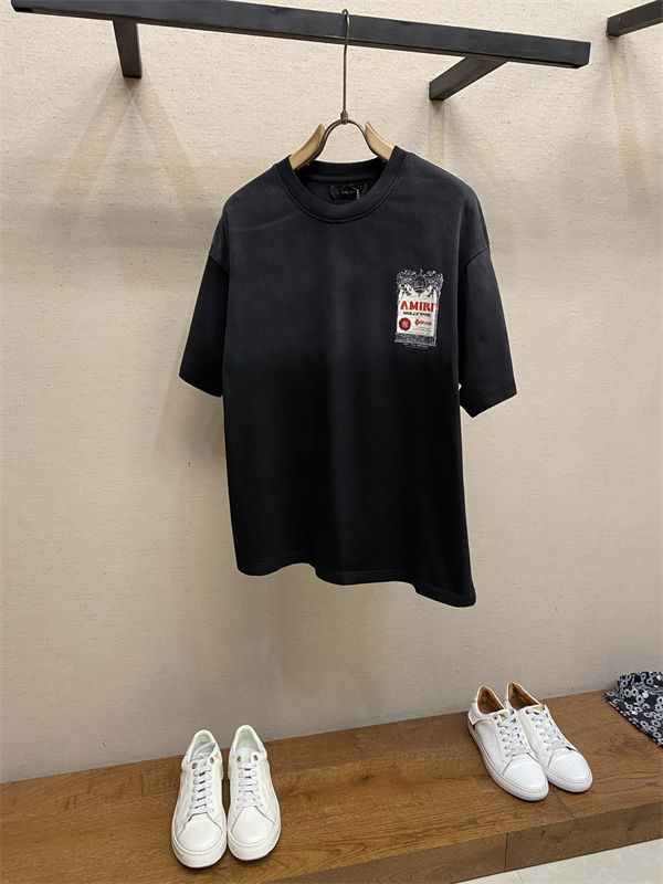 Amiri ☆【夏新作】USストリートブランド オーバーサイズ コットン100% プリントTシャツ アミリ 半袖コピー