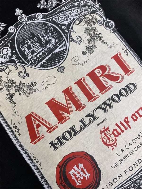 Amiri ☆【夏新作】USストリートブランド オーバーサイズ コットン100% プリントTシャツ アミリ 半袖コピー
