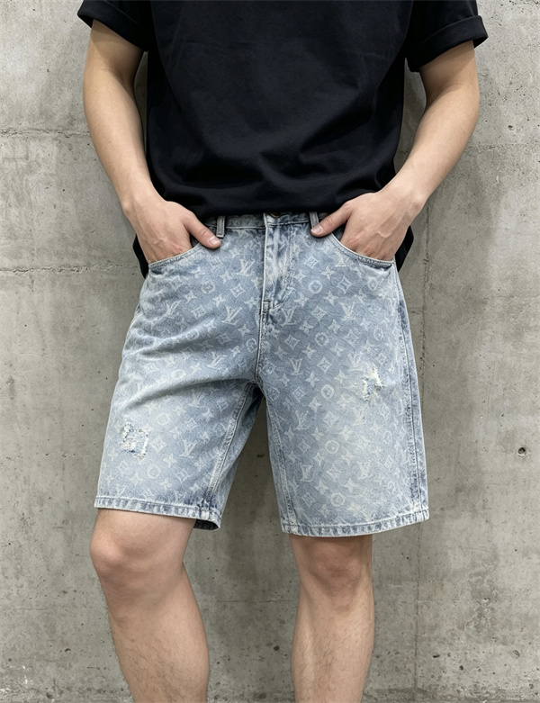 おしゃれ♥ルイヴィトンデニムハーフパンツコピー LOUIS VUITTON 2026人気快適コーディネート