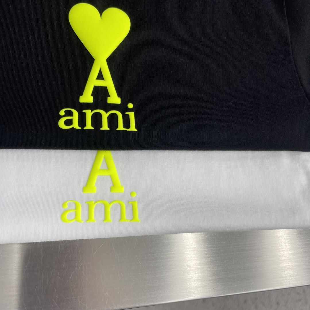 AMI PARIS アミ パリスtシャツコピー2026春夏 シンプルデザインホワイト色