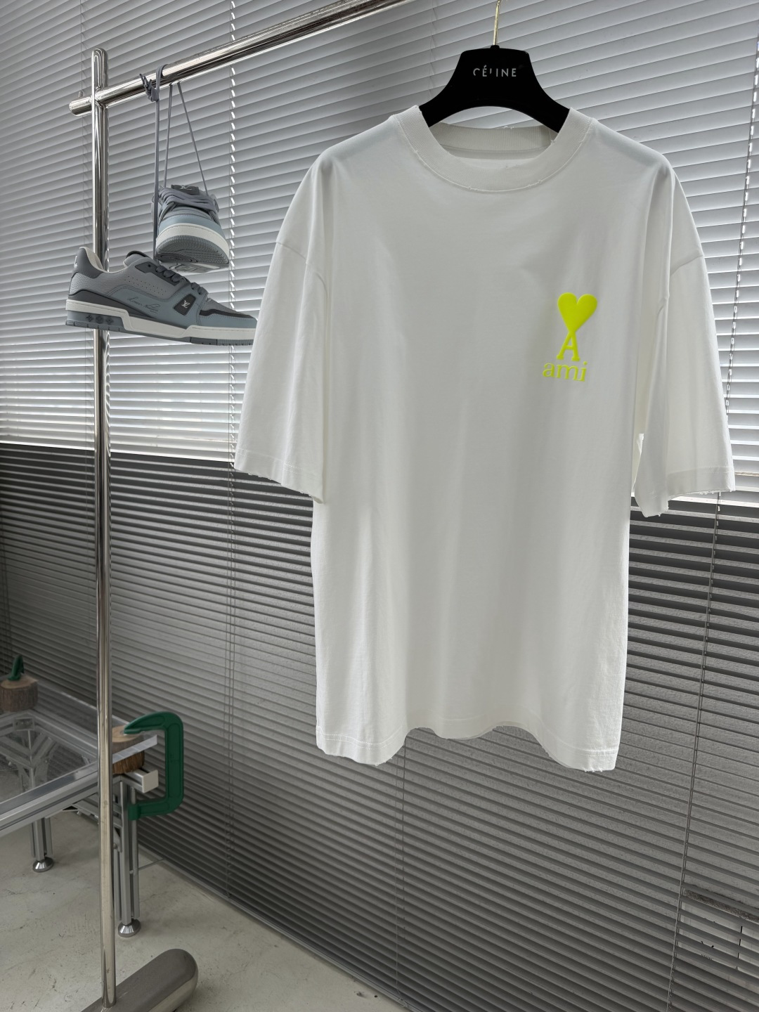 AMI PARIS アミ パリスtシャツコピー2026春夏 シンプルデザインホワイト色