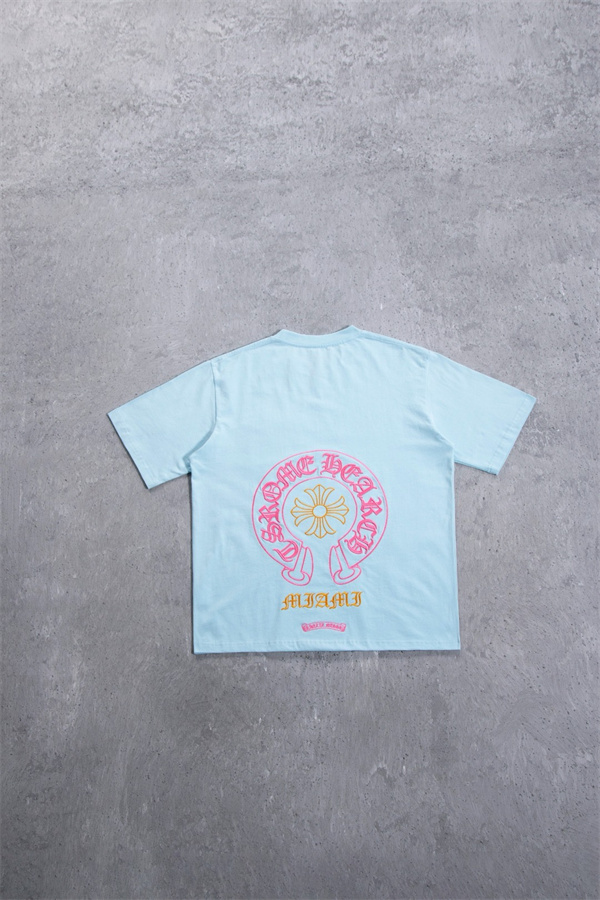 お洒落快適Chrome Heartsクロムハーツtシャツコピー2色黒色ブルー個性的