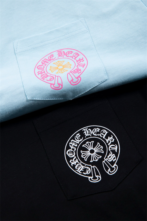 お洒落快適Chrome Heartsクロムハーツtシャツコピー2色黒色ブルー個性的