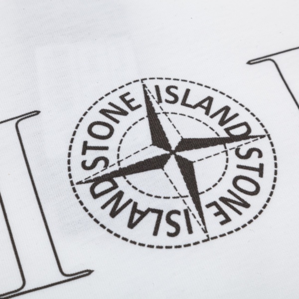DIOR × STONE ISLAND ディオール ストーンアイランド コンパスロゴ 半袖Tシャツ フロントプリント コットンカットソー