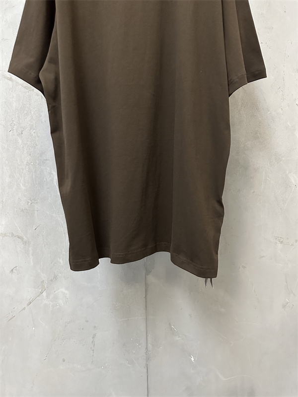 コーヒー色超人気 バレンシアガtシャツスーパーコピーBalenciaga  26ss logo刺繡