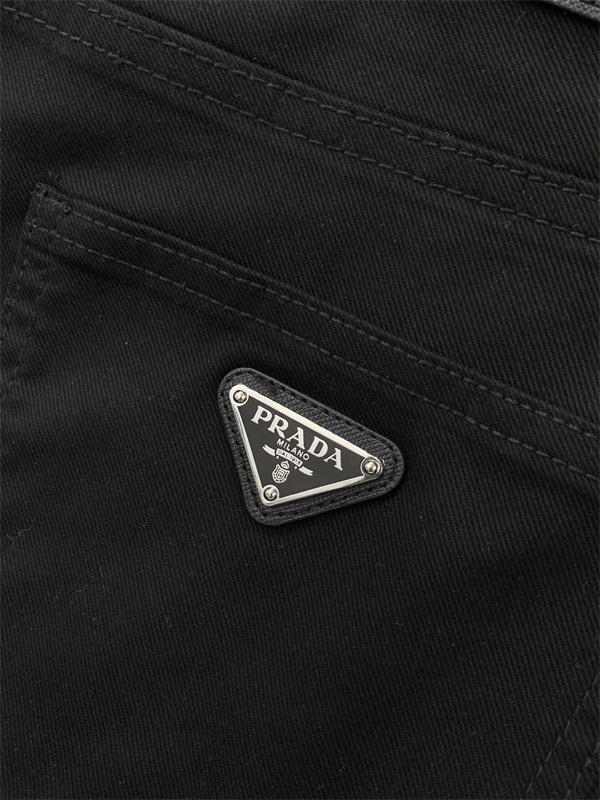 2026Ss最新☆☆PRADA プラダジーンズコピートレンド黒色新作おしゃれ今季のイチ押し