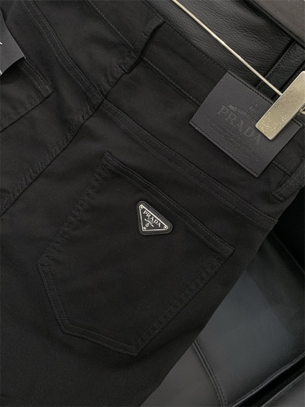 2026Ss最新☆☆PRADA プラダジーンズコピートレンド黒色新作おしゃれ今季のイチ押し