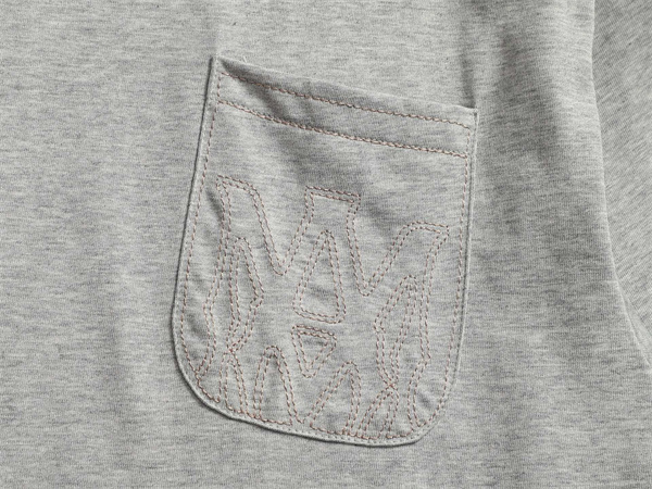 ロゴ刺繍 ポケットデザイン 半袖 AMIRI アミリ コピー Tシャツ ルーズフィット コットンカットソー