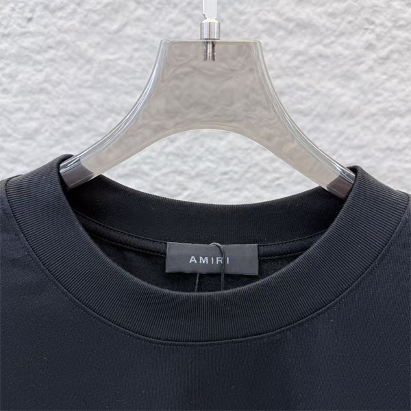 AMIRI SOUNDS ロゴ刺繍 半袖 AMIRI アミリ コピー Tシャツ【2026夏トレンド】男女兼用