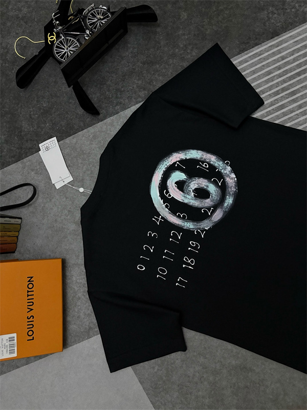 ワンポイントロゴ ミニマル系 人気 Maison Margiela メゾンマルジェラ コピー Tシャツ 高見え カジュアル メンズ レディース