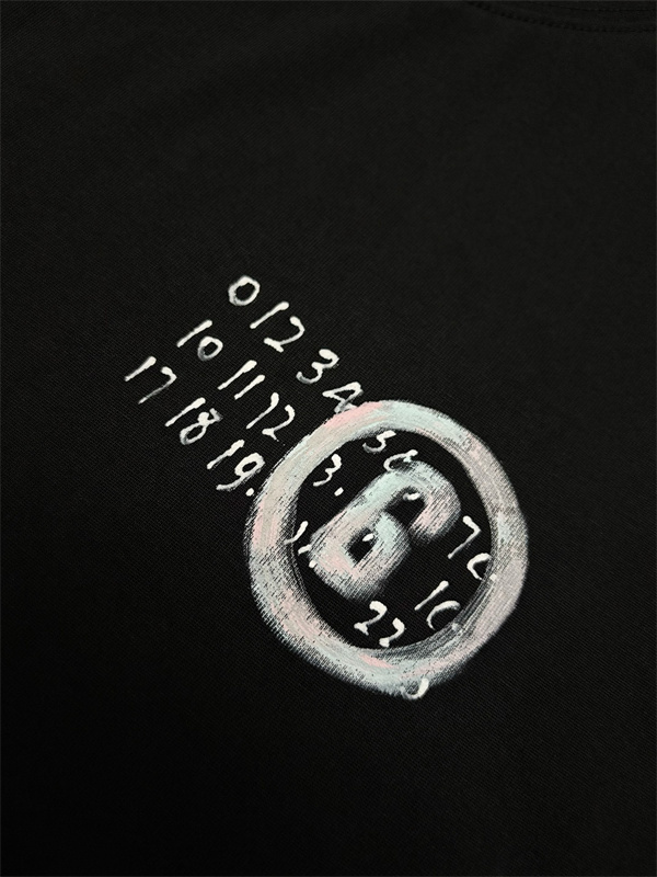 ワンポイントロゴ ミニマル系 人気 Maison Margiela メゾンマルジェラ コピー Tシャツ 高見え カジュアル メンズ レディース