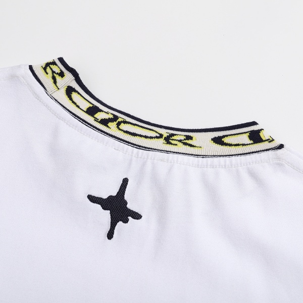 DIOR ディオール 2026 ロゴジャカード ネックライン 半袖Tシャツ ラグジュアリー ミニマル クルーネック ストレッチ カットソー メンズ レディース