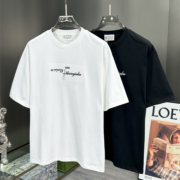 ロゴアクセント モードカジュアル 男女対応 Maison Margiela メゾンマルジェラ コピー 半袖カットソー 話題