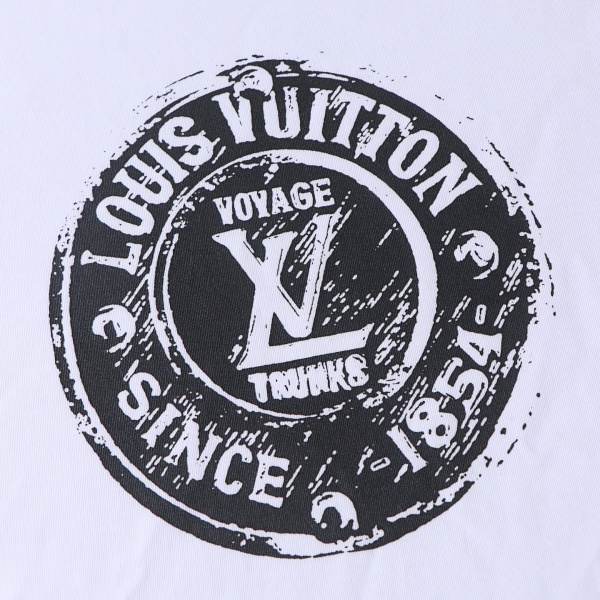 LOUIS VUITTON ルイヴィトン 2026 ヴィンテージサークルロゴ プリント 半袖Tシャツ クラシック クルーネック コットン カジュアル ストリート メンズ レディース