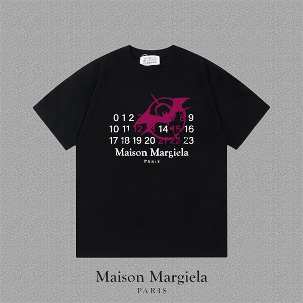 ロゴデザイン アートプリント ルーズフィット ストリート Maison Margiela メゾンマルジェラ コピー Tシャツ 爆売れ
