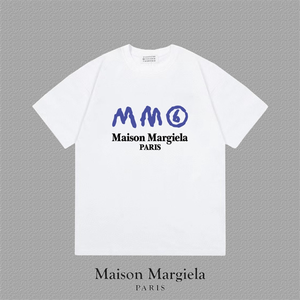 人気上昇中 Maison Margiela メゾンマルジェラ コピー 半袖カットソー グラフィックロゴ モードカジュアル 男女対応