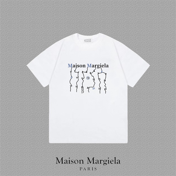 ラインアート モードストリート 男女対応 Maison Margiela メゾンマルジェラ コピー 半袖カットソー 爆売れ