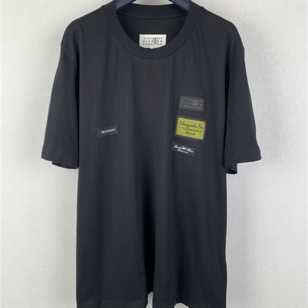半袖ロゴ ミニマルモード 爽やかサマー ins人気 男女兼用 Maison Margiela メゾンマルジェラ コピー Tシャツ 爆売れ