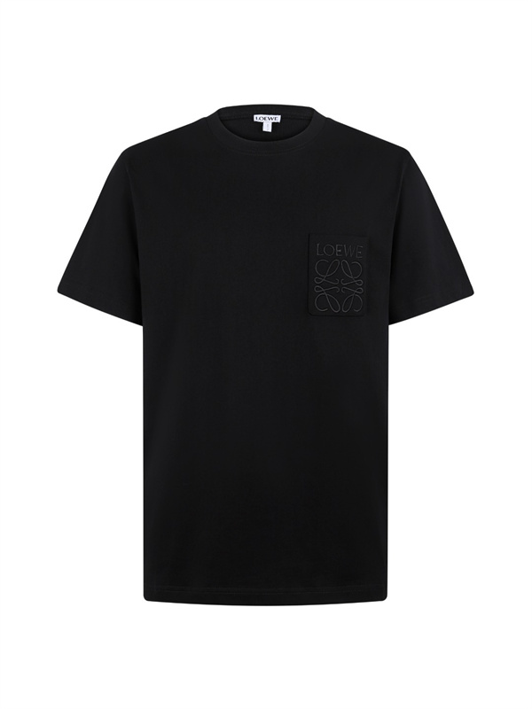 ロゴ型押し 大人に選ばれる 着回し抜群 人気加速中 LOEWE ロエベ コピー Tシャツ メンズ
